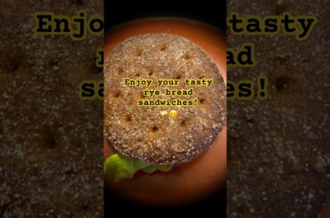 Rye Bread Sandwich Recipe | Easy to make  breakfast #rye#bread#sandwich#breakfast#healthy#viral#food