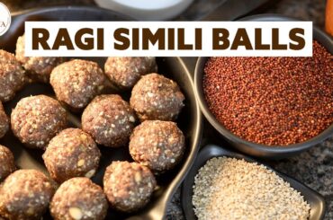 Ragi Simili Balls| Healthy Snacks Recipe|[100%Gluten free]Quick and Easy Steps|