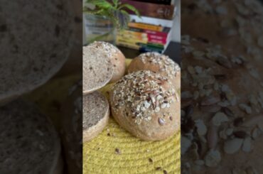 Multigrain bread/bun watch full recipe#multigrain #healthy #homemade #shorts  #trending #yt #bake