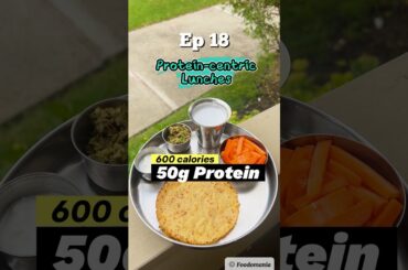 Simple lunch menu when you dont have much time | 600 calories, 50 grams of protein #whatieatinaday