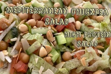 Mediterranean Salad recipe |Protein Salad #mediterraneansalad #chickpeasalad  #healthysalad