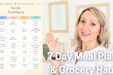 Grocery Haul & 7 Day Meal Plan - Healthy / Slimming World Meal Idea / Feed the Family