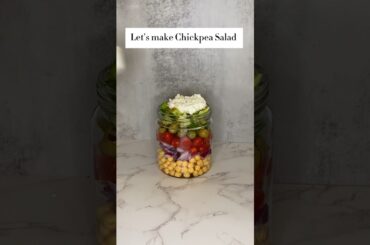 Delicious Chickpea Salad Recipe You NEED to Try! Meal Prep Idea #mealprep #healthylifestyle #health