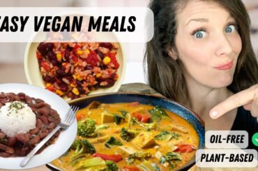 My Go-To Vegan, Plant-Based Dinner Recipes (oil free)