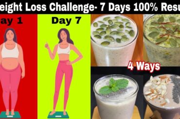 4 Healthy Weight Loss Drink, Smoothie and Pudding | Summer Drinks | breakfast recipes