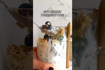Healthy, Easy, Delicious!Gut-Healthy Overnight Oats: The Ultimate Meal Prep! #bakedoats #healthy