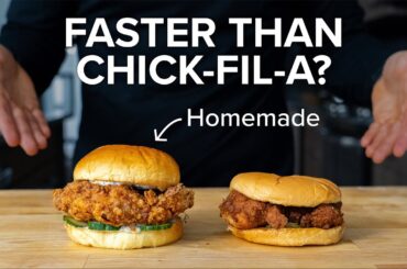 Can I make Chick-fil-A's Original Chicken Sandwich FASTER than ordering one?