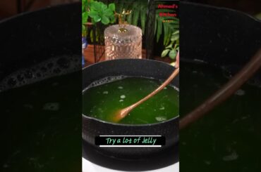 When the weather is hot, make jelly at home.#jelly#ice#summer#essentials #cucumber#ytshorts #shorts