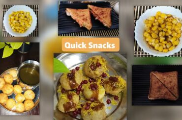 Quick Snacks recipes | Healthy snacks recipes #quickrecipe #snaksrecipe #healthysnacks #cooking #yt