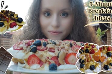 Healthy breakfasts under 5 minutes | 3 Hormone balancing + easy breakfast recipes!