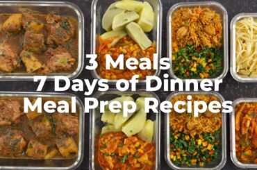 Healthy Dinner Meal Prep Recipes - 3 Highly Nutritious Dinner Recipes - Zeelicious Foods