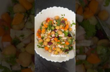 chickpea salad #salad #chickpeas #chickpeasalad #healthysalad #indiansalad