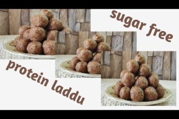 sugar free protein laddu || protein laddu healthy and tasty kids snacks recipe || energy balls recip
