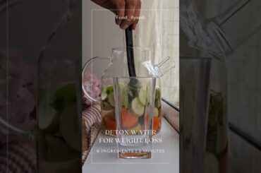 Detox Water for Weight Loss | Healthy Eating | Lose Weight #digestion #weightloss #detox #water