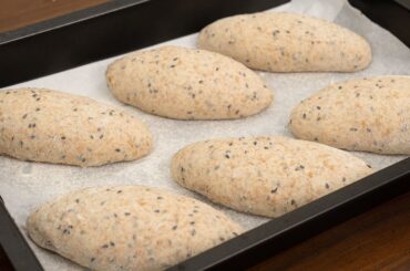 Whole wheat grain bread, delicious and healthy! 6-minute bread recipe!