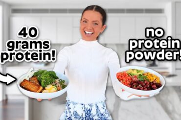 My Go-To High-Protein Plant-Based Vegan Meals