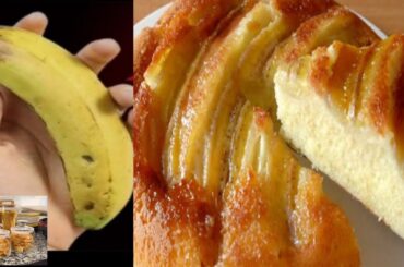 No OVEN baking | Banana Cake recipe | Healthy low calorie recipes | Money savings bread recipe