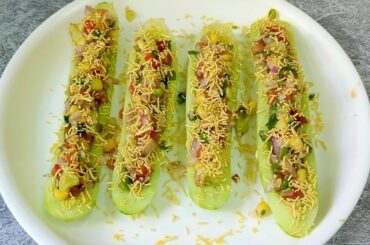 5 min. Recipe |  Cucumber Snack Recipe |  Cucumber Boats  | Cucumber Salad Recipe |