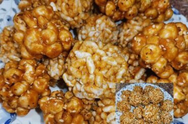 Murmura Laddo Recipe | Gud Chikki With Puffed Rice | Healthy Snacks Recipe By Nusrat In kitchen |