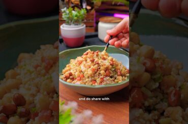 Dalia Recipe dinner | Healthy Lunch | Dalia Chole salad Recipe |  #recipes #healthy #porridge #tasty