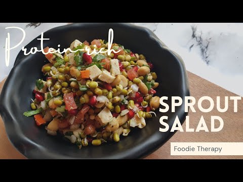 Sprout Paneer Salad | Healthy & Quick protein salad | Weight loss recipe – Foodie Therapy Sprout Paneer Salad | Healthy & Quick protein salad | Weight loss recipe - Foodie Therapy