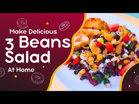 Delicious THREE BEAN SALAD #recipe #cookwithme | HEALTHY DINNER IDEAS Delicious THREE BEAN SALAD #recipe #cookwithme | HEALTHY DINNER IDEAS