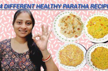 4 Healthy Breakfast Recipes For Kids || Chilla Recipes || Paratha Recipes For Kids