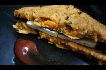 EASY and HEALTHY BREAKFAST RECIPE. Bread-less Sandwich recipe.