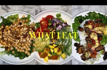 simple & healthy meals i ate this week | balanced recipes to enjoy at home (realistic)
