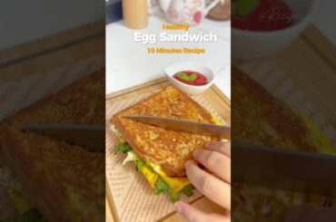 10 Minutes Egg Sandwich! #eggsandwichrecipe #eggsandwich #healthysandwichrecipe
