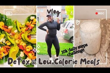 HEALTHY, DETOX Meals On A Calorie deficiet For Weightloss | Losing weight With walking