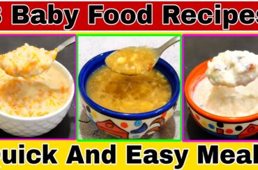 Baby Food Recipes For 1-4 Years | Weight Gain Brain Development | Healthy Food Bites