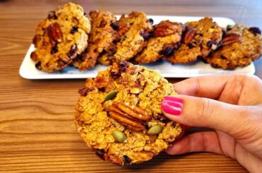 Stop! buying Granola bars/cookies, try the best & healthy Granola cookies! without sugar at home