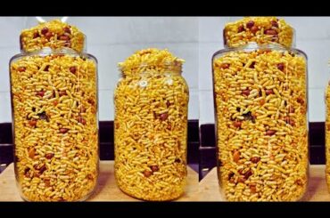 murmura namkeen recipe|murmura chivda recipe|Lia namkeen|Healthy snacks recipe