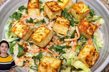 High Protein Paneer Salad Recipe | Healthy Paneer Salad for Weight Loss | Low Carb Salad Recipe