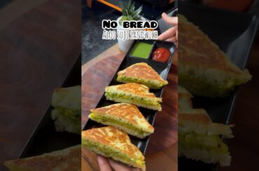 No bread Aloo suji sandwich #nobreadsandwich #sujinasta #sujialoosnacks #healthyrecipes #shorts