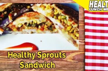 Healthy Sprouts Sandwich - Quick Yummy Lunch Ideas