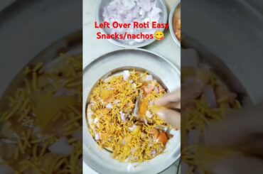 BACHI HUYI ROTI KA SNACKS |Snacks| Roti snacks |easy roti snacks in hindi #shorts
