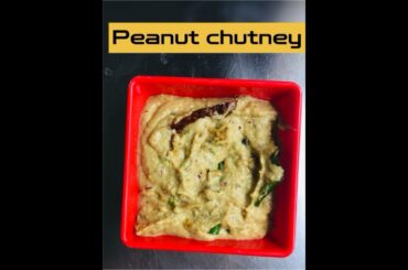 Peanut chutney | weight loss recipes | healthy diet | day 31 #youtubeshorts #minivlog #ytshorts