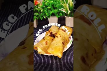 Delicious Egg Paneer Roll Recipe A Quick and Healthy Snacks #shorts #food #recipe #asmr