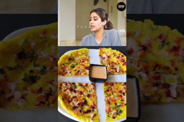 Janhvi Kapoor's Favourite Healthy Moong Dal Chilla Recipe #shorts