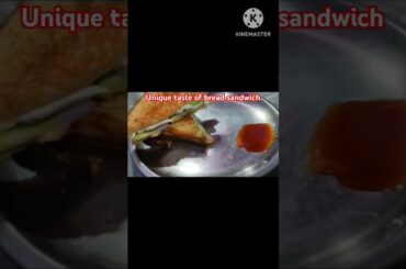 unique taste of bread sandwich!! #Ushaguleria #shorts#viral #viralshort