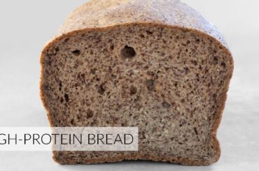Healthy HIGH-PROTEIN BREAD | No Grains, No Eggs, No Dairy, No Nuts, No Yeast