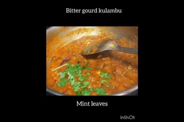 Bitter gourd kulambu | Healthy recipes | recipes with bitter gourd #shorts