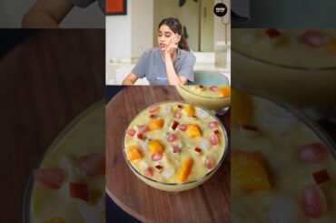 Janhvi Kapoor's Favourite Healthy Mouthwatering Fruit Cream Recipe #shorts