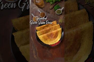 Healthy Green Gram Dosa | Weight loss Recipes #shorts #greengramdosa #weightlossrecipes