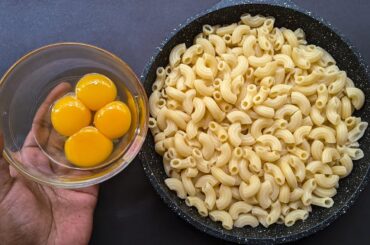 Just Add Eggs With Pasta Its So Delicious/ Simple Healthy Breakfast Recipe/ Cheap & Delicious Recipe