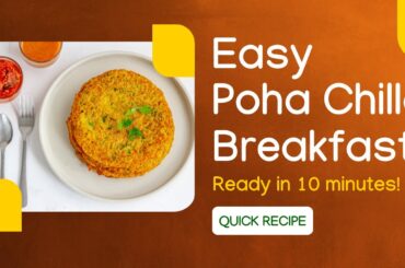 Poha Chilla Recipe | easy breakfast recipes | poha healthy breakfast recipes #viral #vlogs #trending