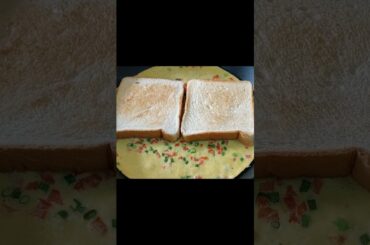 The best breakfast make one pan egg toast! Sandwich Recipe! Easy & Quick Recipes! Breakfast Recipe
