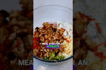 ATHLETE RECIPE #healthy #athlete #mealprep #fyp #cooking #shorts #fitness #salad #protein #explore